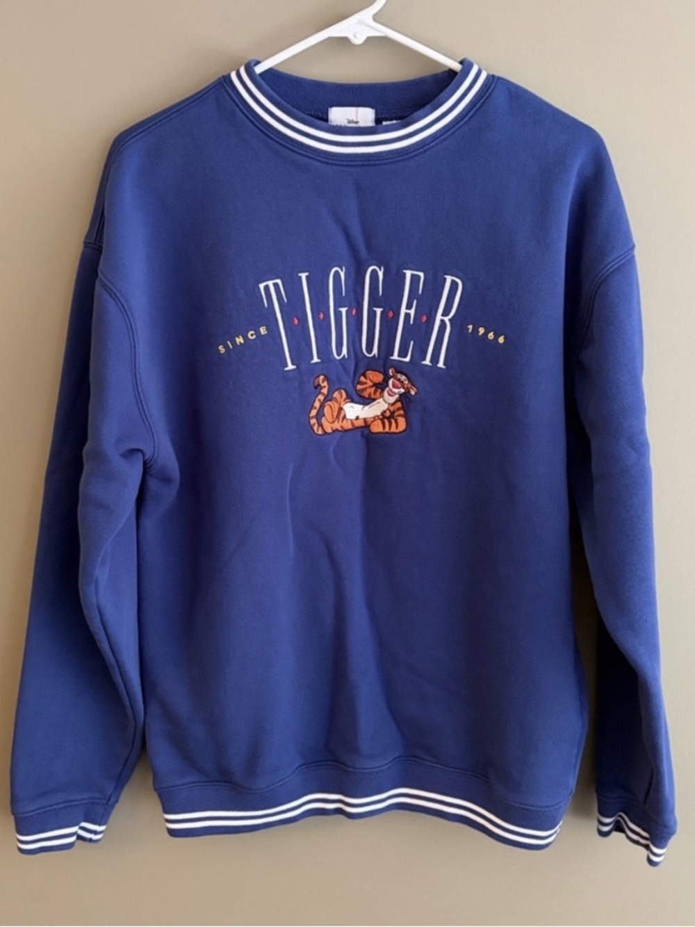 Disney Navy Blue Tigger Crewneck Sweatshirt